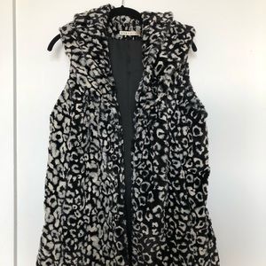 Alice and Olivia Faux Fur Vest